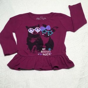 2T (6/$20) Cool Pets Plum Top by Mini M*de